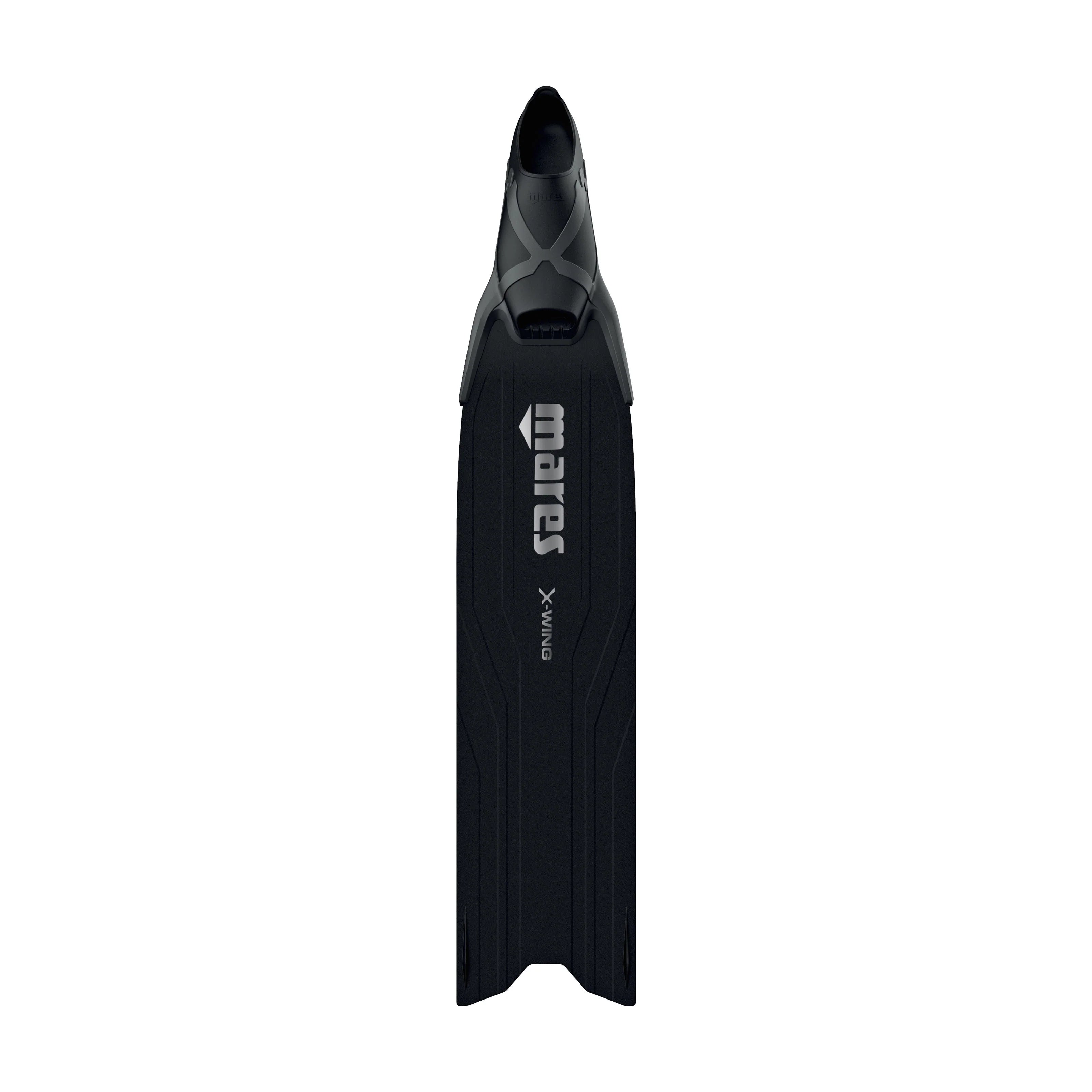2025 Aletas de apnea X-Wing Pro – Inclinación de 30°, 19 cm de ancho, 71,3 cm de largo, pala cónica de elastómero, punta en V, pala intercambiable, uso pies descalzos