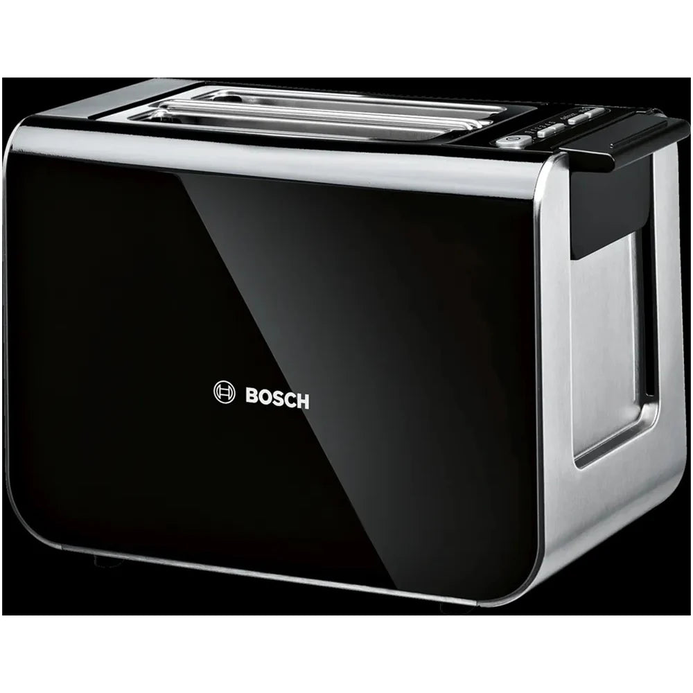 2025 Tostadora Bosch Styline TAT8613NGB para 2 Rebanadas – Negra