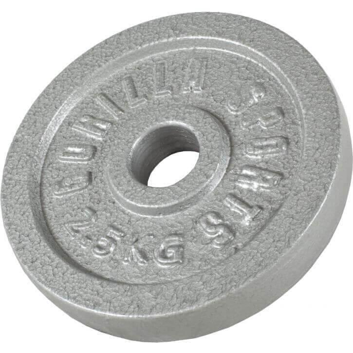 2025 Set de mancuernas de fundición 30 kg plateado