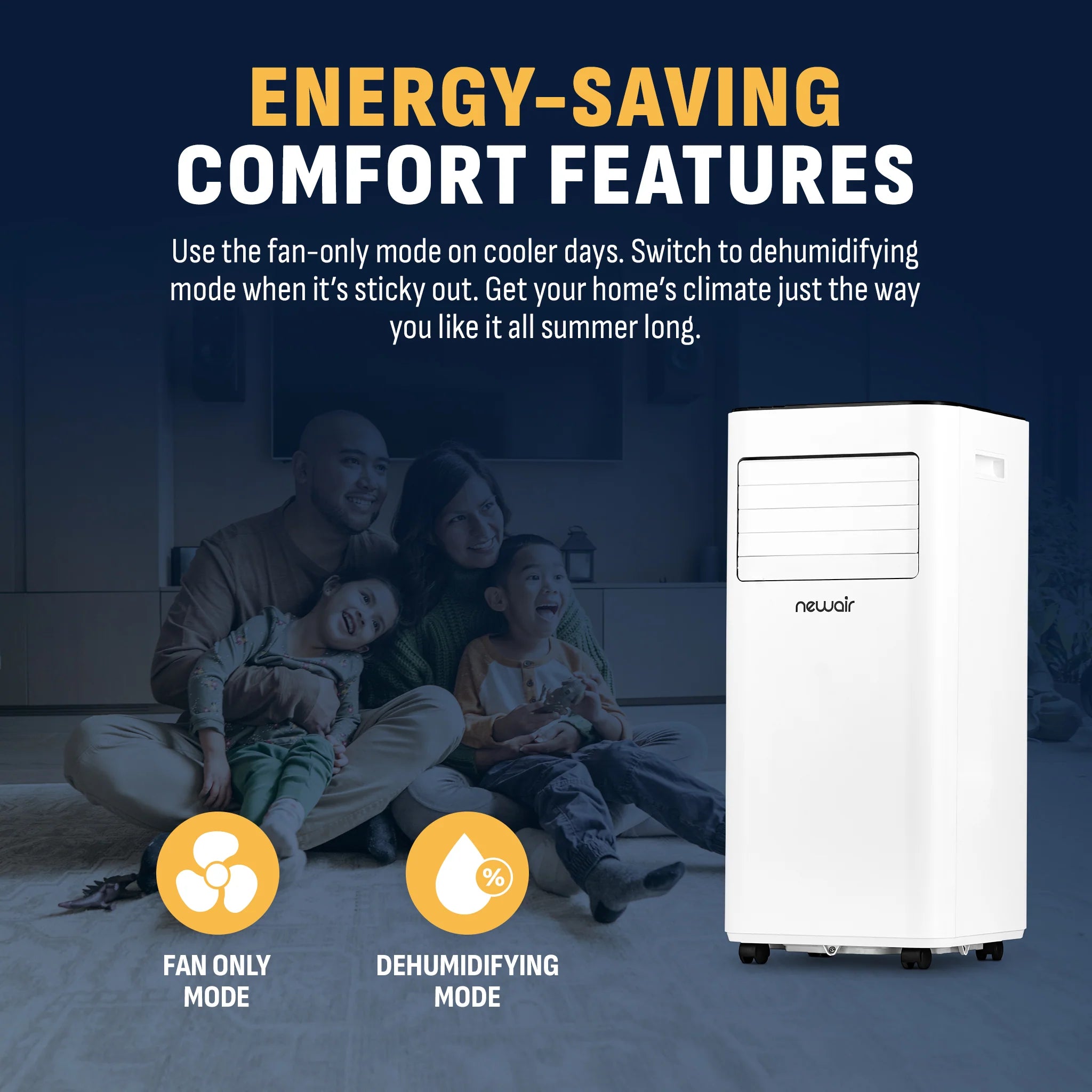 2025 Newair® Aire Acondicionado Portátil Compacto – 10 000 BTU