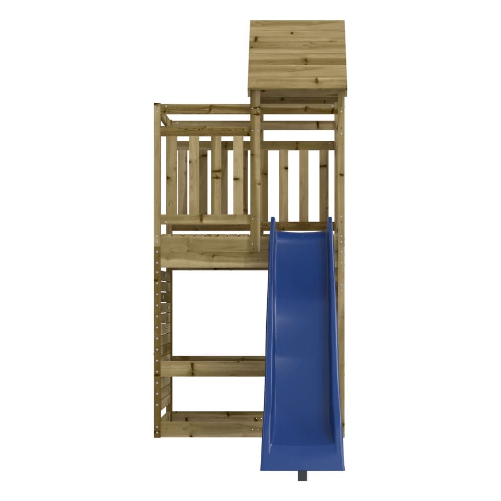 Parque Infantil De Exterior Madera De Pino Impregnada Vidaxl