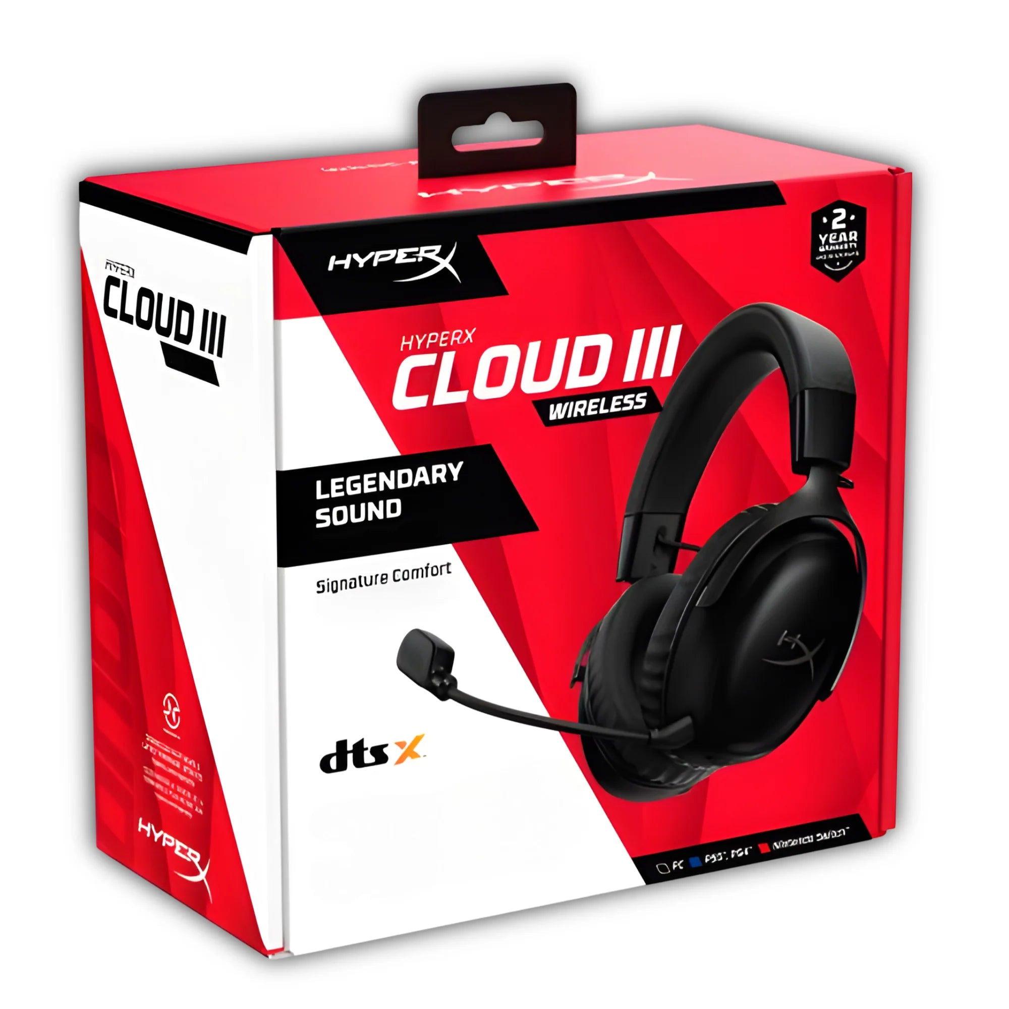 2025 Audífonos Inalámbricos HyperX Cloud III Wireless RED – Sonido Legendario