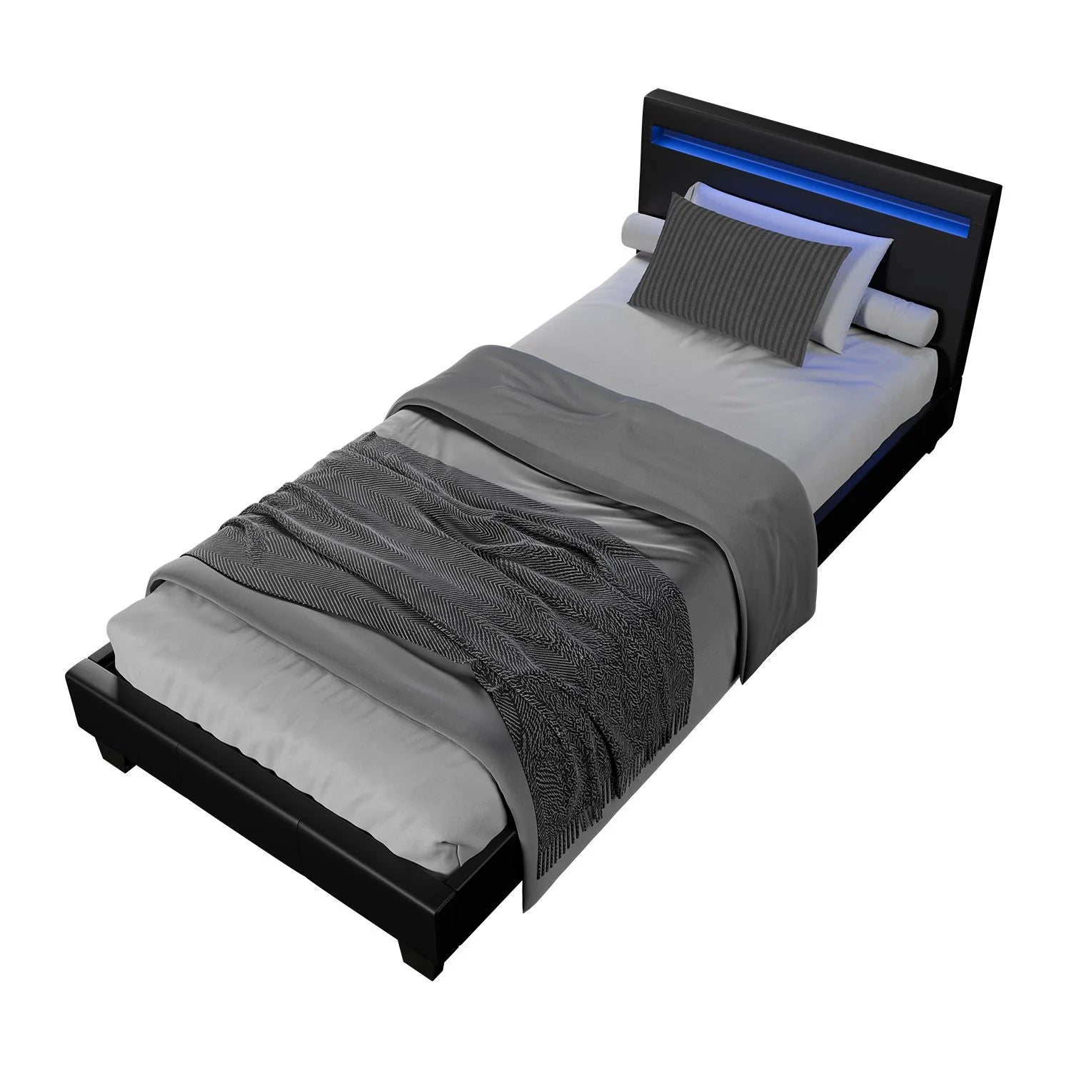 2025 Cama tapizada Verona 120x200 cm en blanco