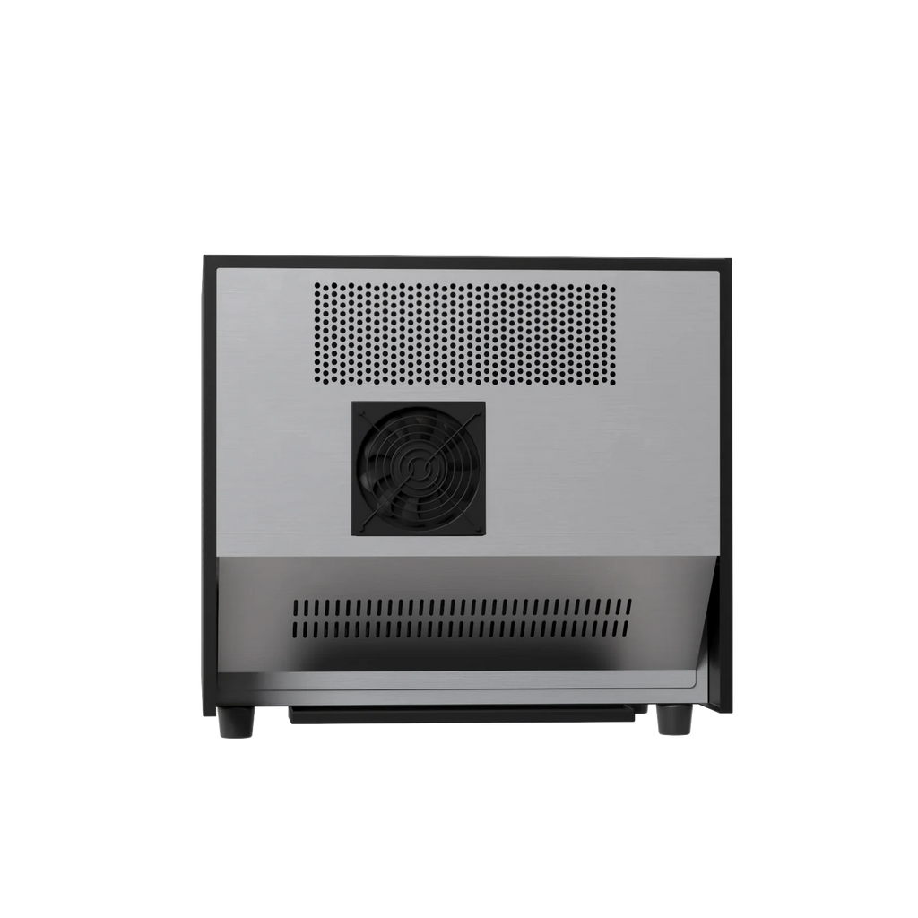 2025 Nevera para vino JINJUNYE, enfriador compacto para 12 botellas, mini bodega de mostrador con control de temperatura, nevera para vino independiente con puerta de vidrio para el hogar, oficina, bar, regalo para hombres