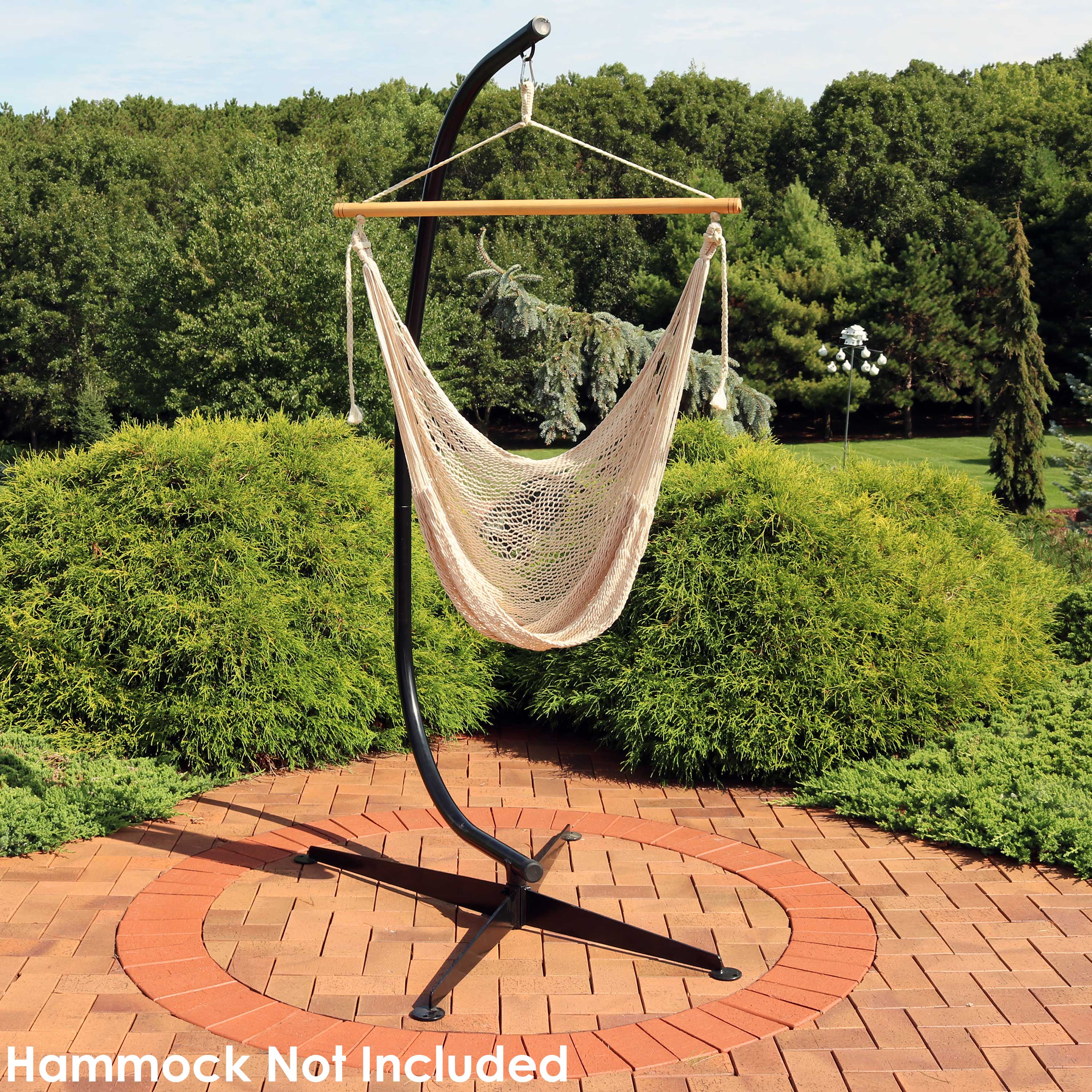 2025 Sunnydaze Hanging C-Stand para Silla Hamaca Colgante