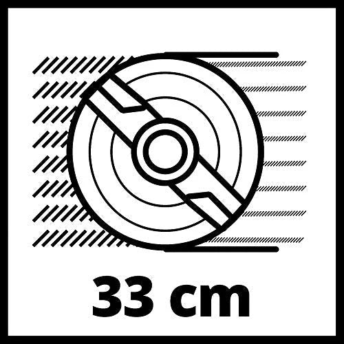 2025 Cortacésped a batería Einhell GE-CM 18/33 Li-Solo Power X-Change (18 V, ancho de corte 33 cm, hasta 200 m², motor brushless, bolsa de recogida 30 L, altura de corte 25-65 mm, sin batería)