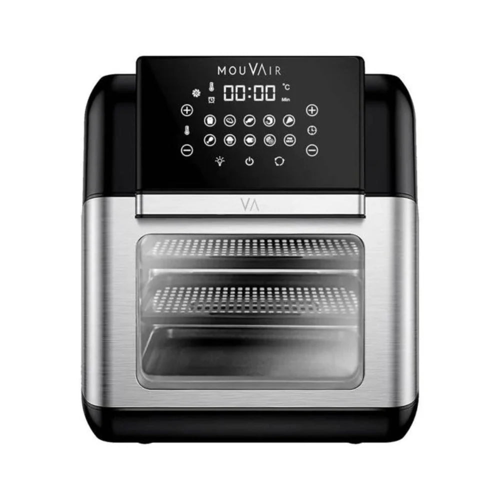 2025 Horno Freidora de Aire Crisp 10 Lts + Molde Mouvair