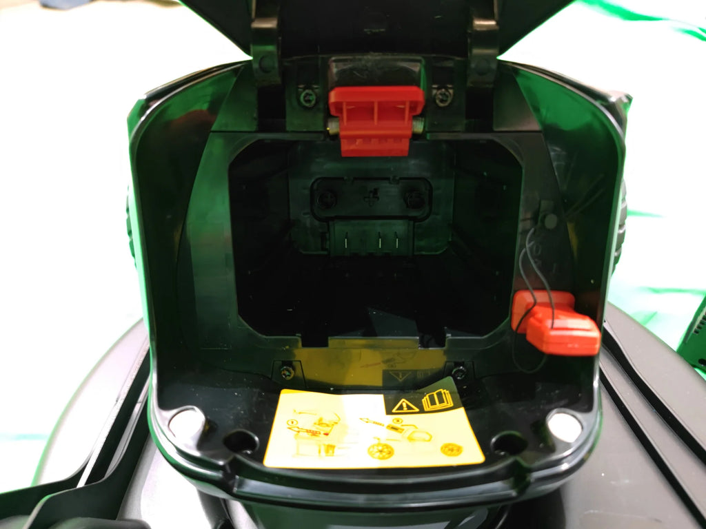 2025 Cortacésped inalámbrico Powerworks PD60LM41K2 60 V, con batería 60V 2 Ah y cargador