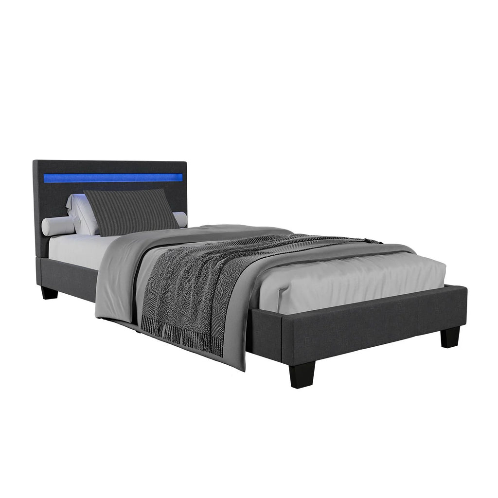 2025 Cama tapizada Verona 120x200 cm en blanco