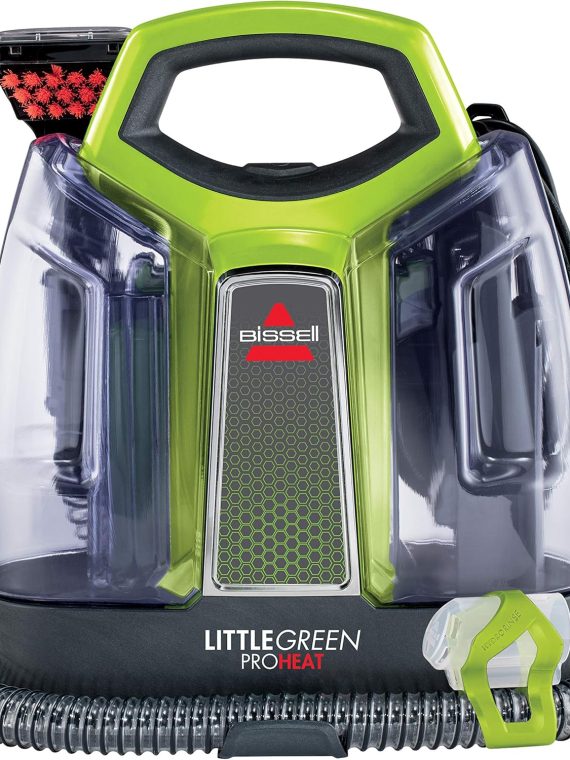 2025 BISSELL Little Green Proheat – Limpiador portátil en profundidad y quitamanchas con herramienta HydroRinse autolimpiante, modelo 2513E