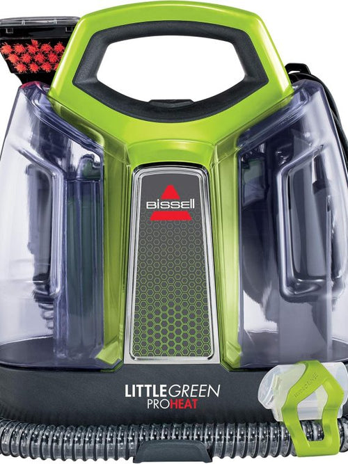 2025 BISSELL Little Green Proheat – Limpiador portátil en profundidad y quitamanchas con herramienta HydroRinse autolimpiante, modelo 2513E