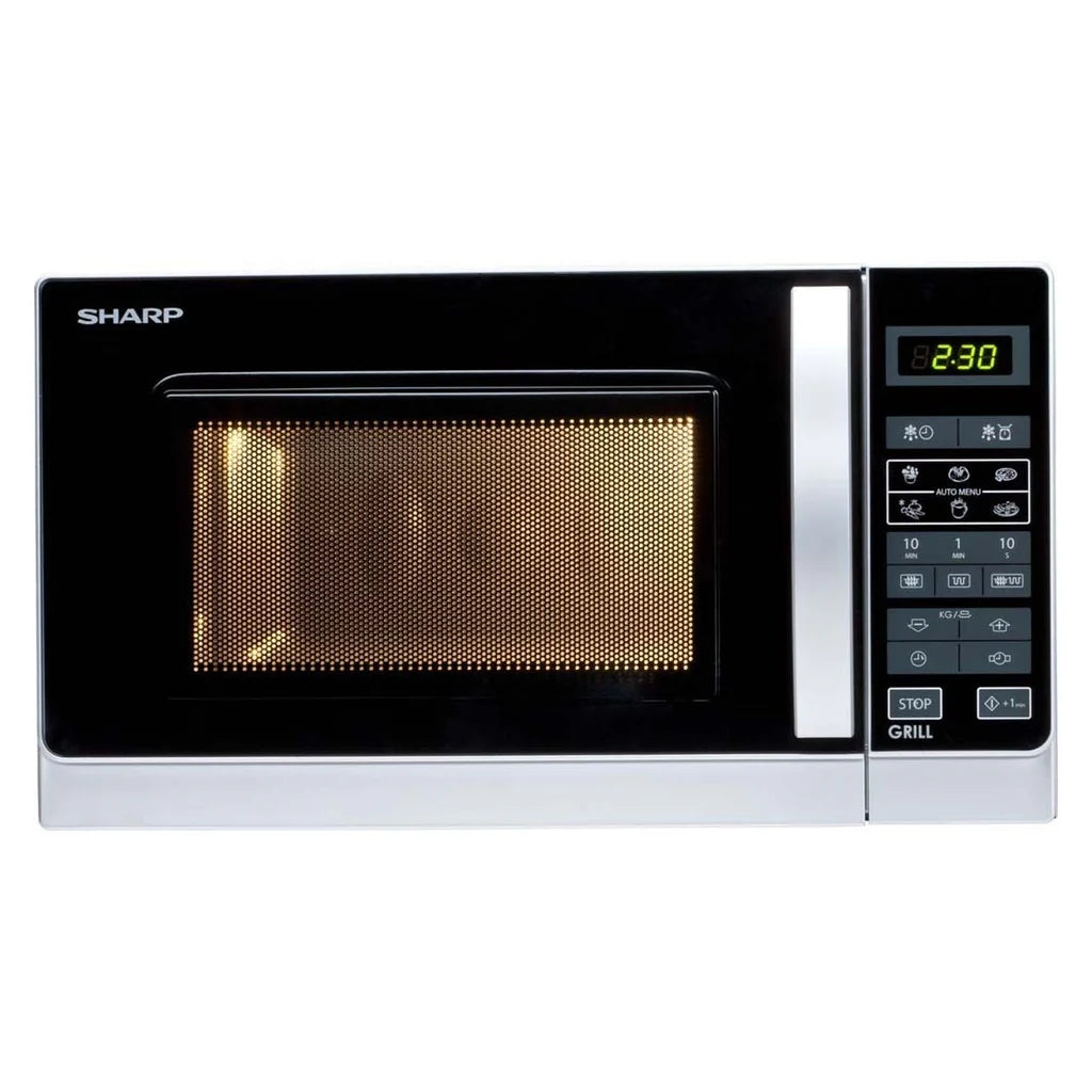 2025 Microondas Sharp R-642 INW 2 en 1 20 L plateado