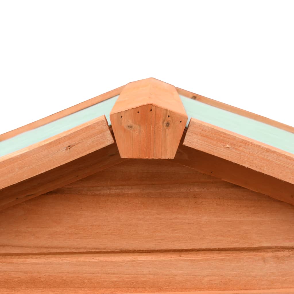 2025 Conejera para conejos 303 x 60 x 86 cm con recinto – Conejera de madera maciza con zona de libertad