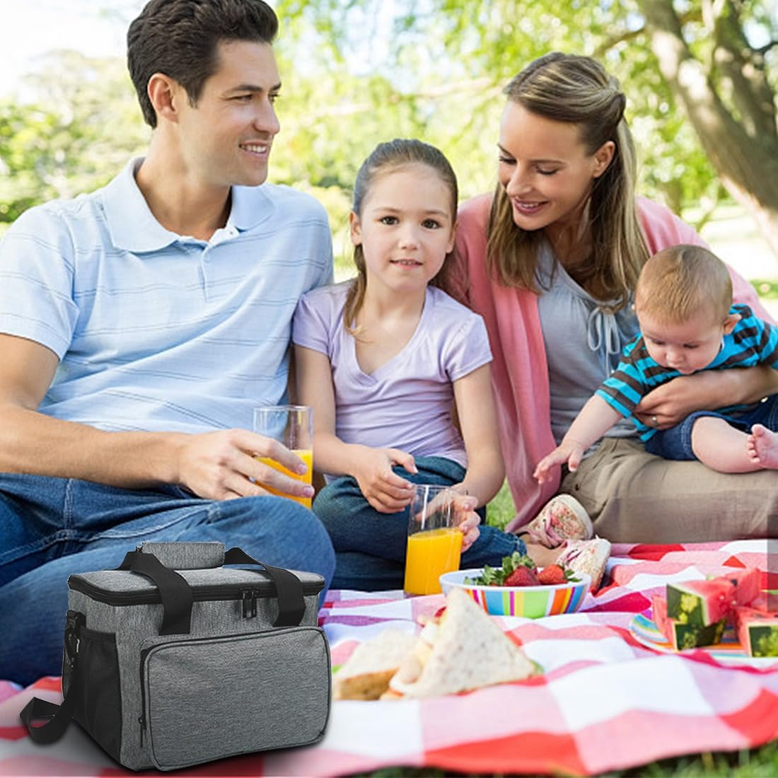 2025 Bolsa Isotérmica para Entrega de Alimentos, Bolsa Térmica para Frío y Calor, Apta para Catering, Musbus, Verde
