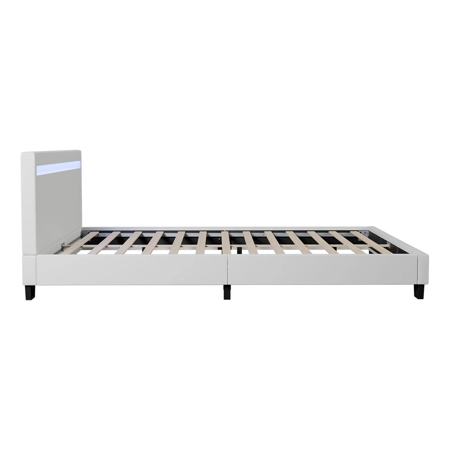 2025 Cama tapizada Verona 120x200 cm en blanco