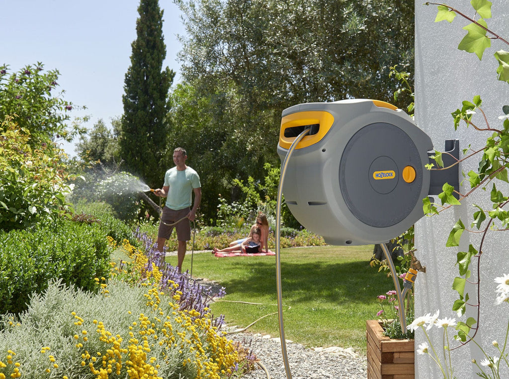 2025 Enrollador automático de manguera para jardín Hozelock Auto Reel - 30 metros