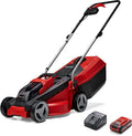Einhell GE-CM 18/30 Li Battery Powered Lawn Mower Kit Power X-Change (18 V, 30 cm Cutting Width, Up to 150 m², Brushless, 25L Collecting Bag, 30-70 mm Cutting Height, with 3.0 Ah Battery and Charger)