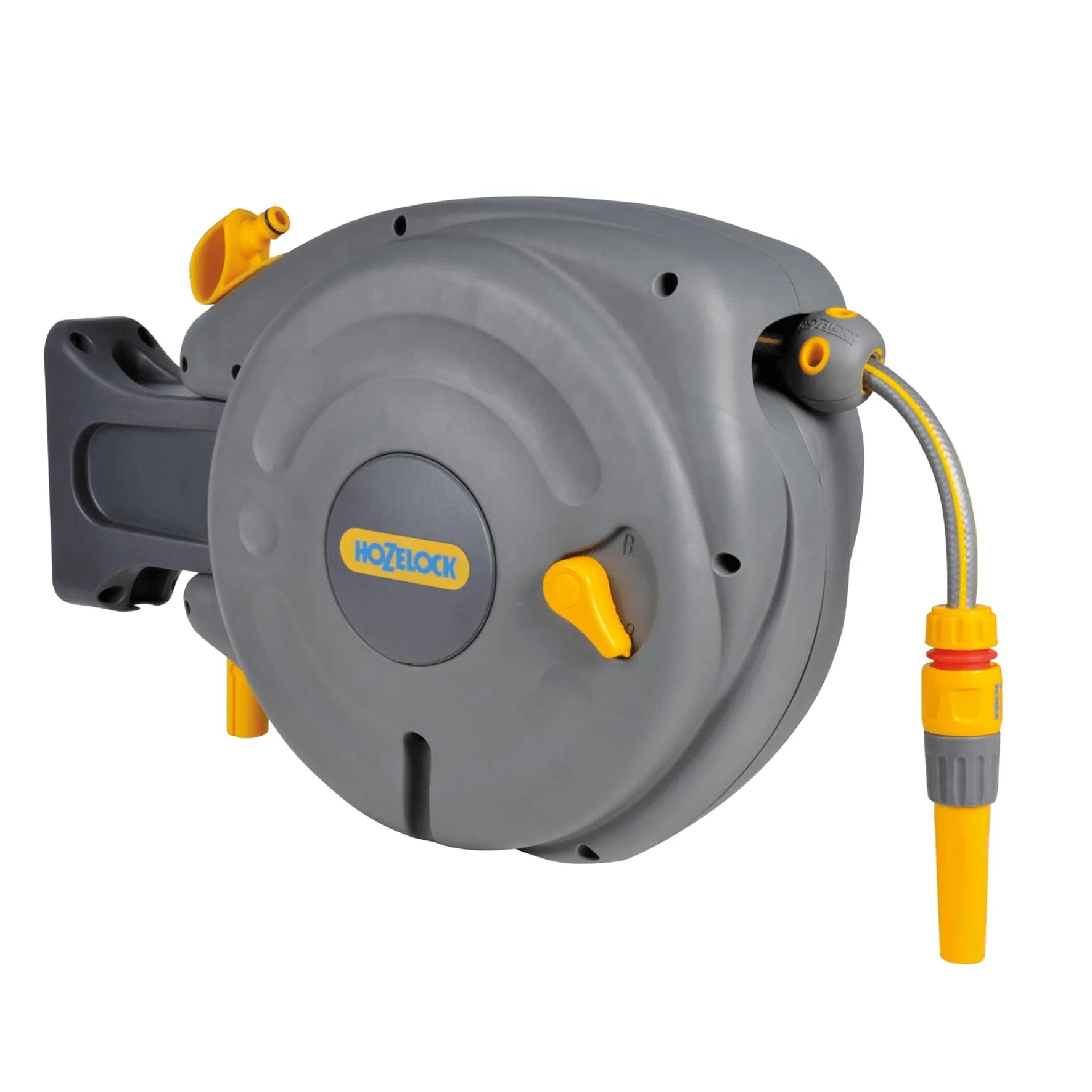 2025 Hozelock Auto Reel - Manguera de jardín enrollable de 40 m