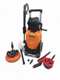 2025 Limpiadora a alta presión YardForce EW N16 – 170 bar, 2500 W, limpiadora de terrazas con cepillo rotativo