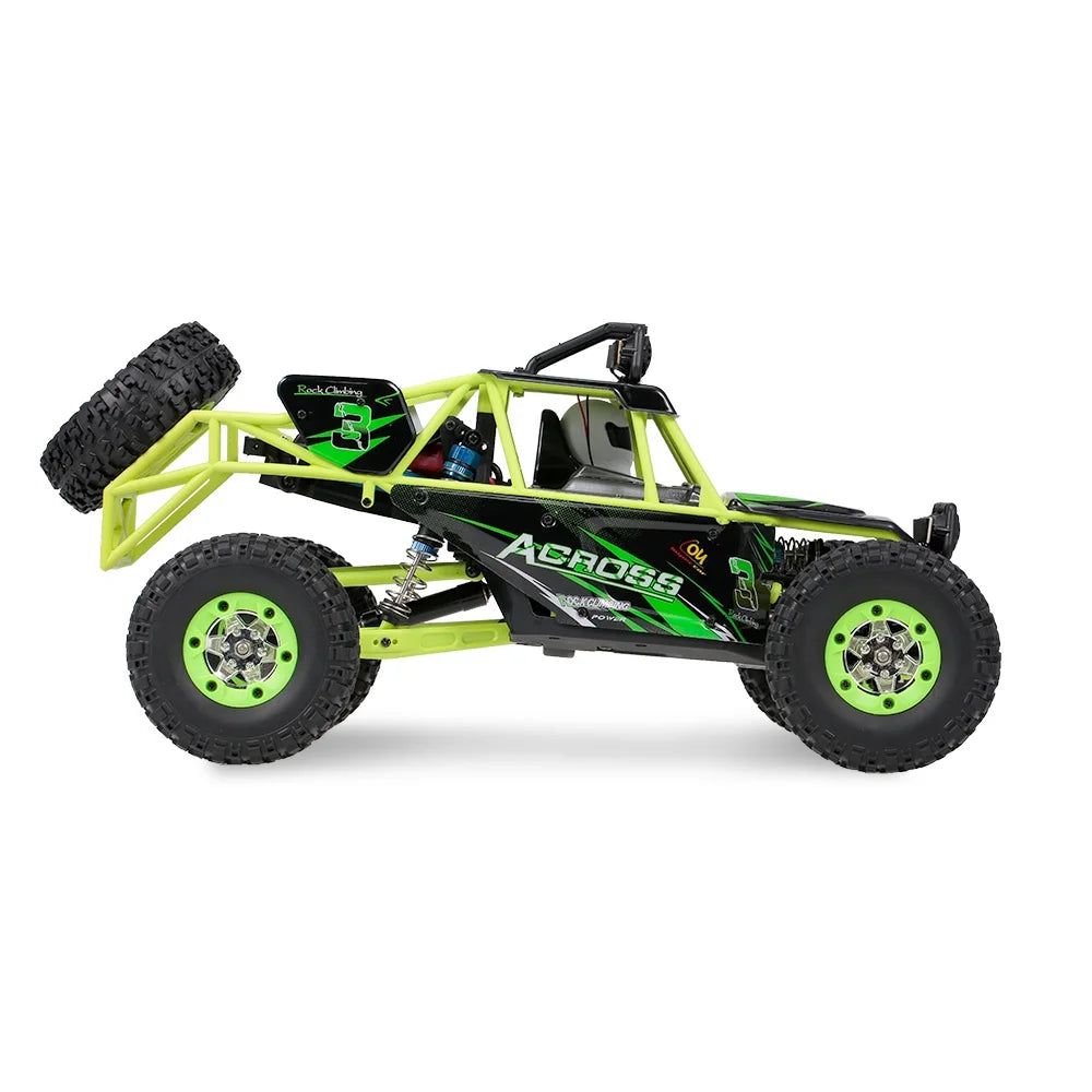 2025 Wltoys 1/12 - Coche todoterreno teledirigido de alta velocidad, 50 km/h, 2,4 G, tracción en las cuatro ruedas, control remoto, todoterreno, Rock Crawler