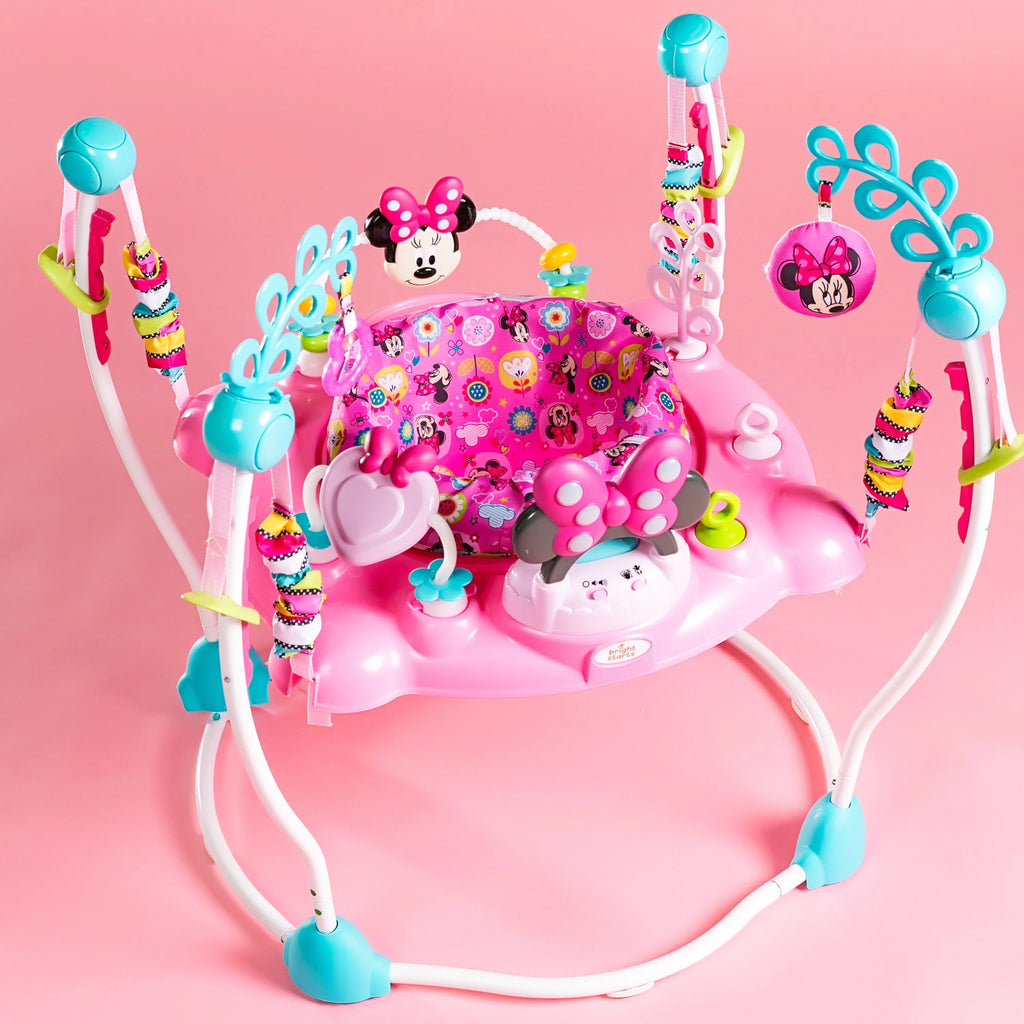 Andador de actividad Disney Baby Minnie Mouse Bright Start con luces y melodías, para niños a partir de 6 meses