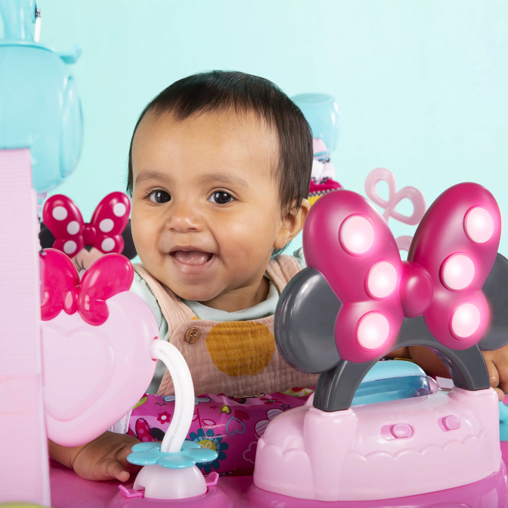 2025 Bright Starts Disney Baby Minnie Mouse PeekABoo transat d’activité avec lumières et musique, dès 6 mois