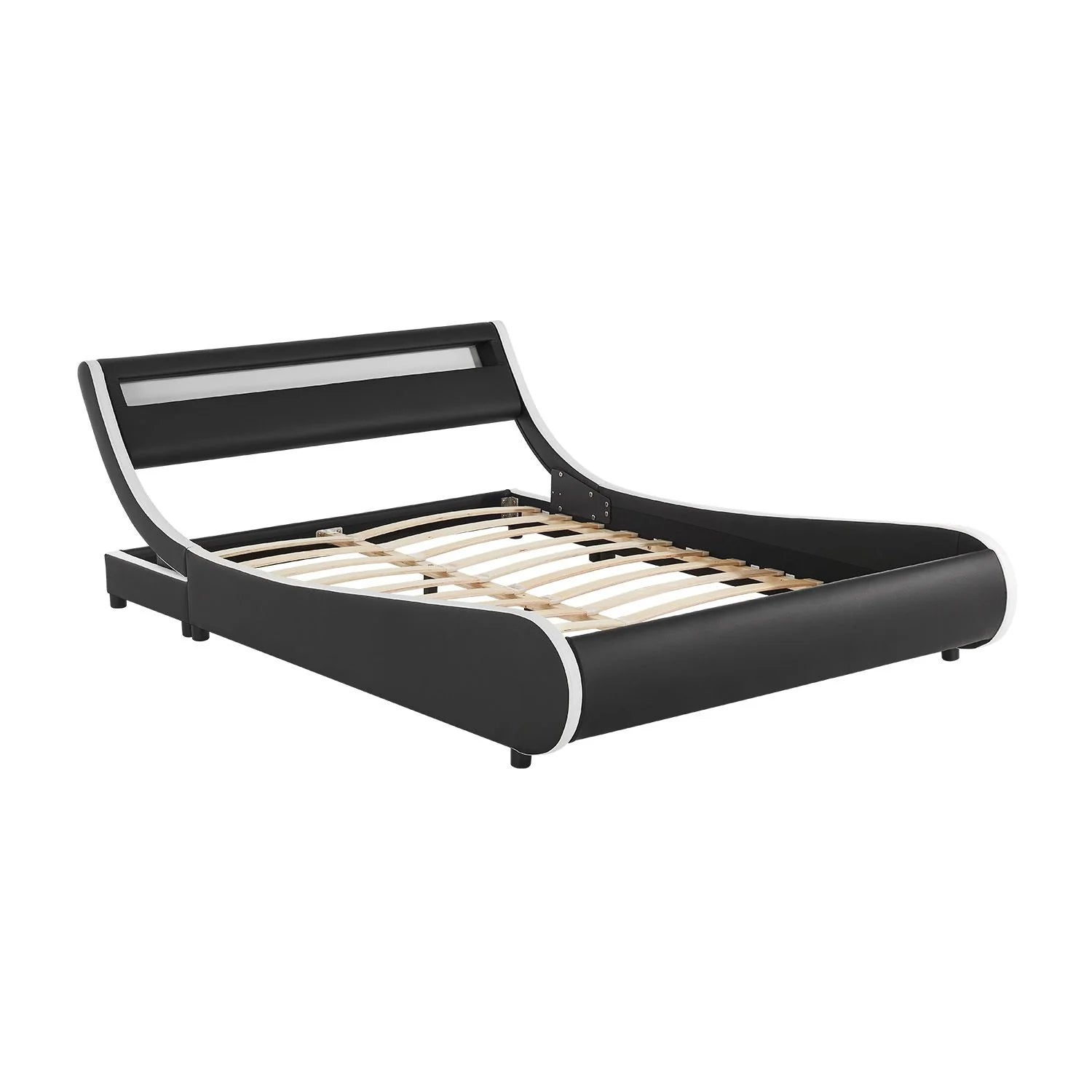 2025 Cama tapizada Valencia 140x200 cm en blanco