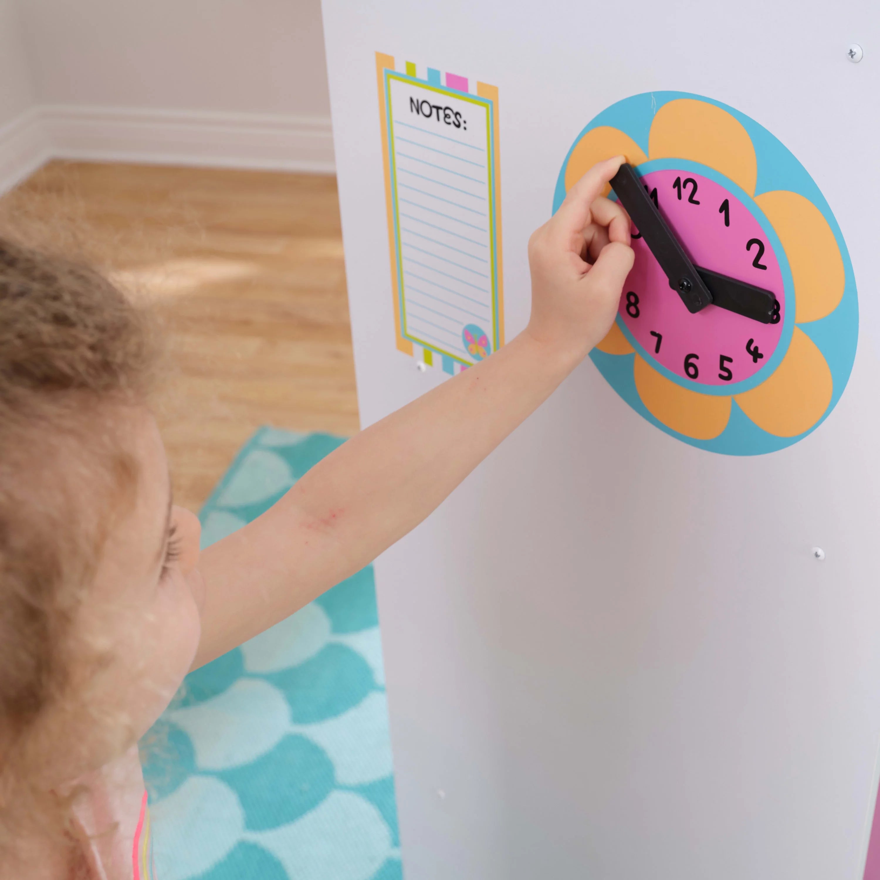 2025 Cocina de madera KidKraft Deluxe Big and Bright para niños, colores neón