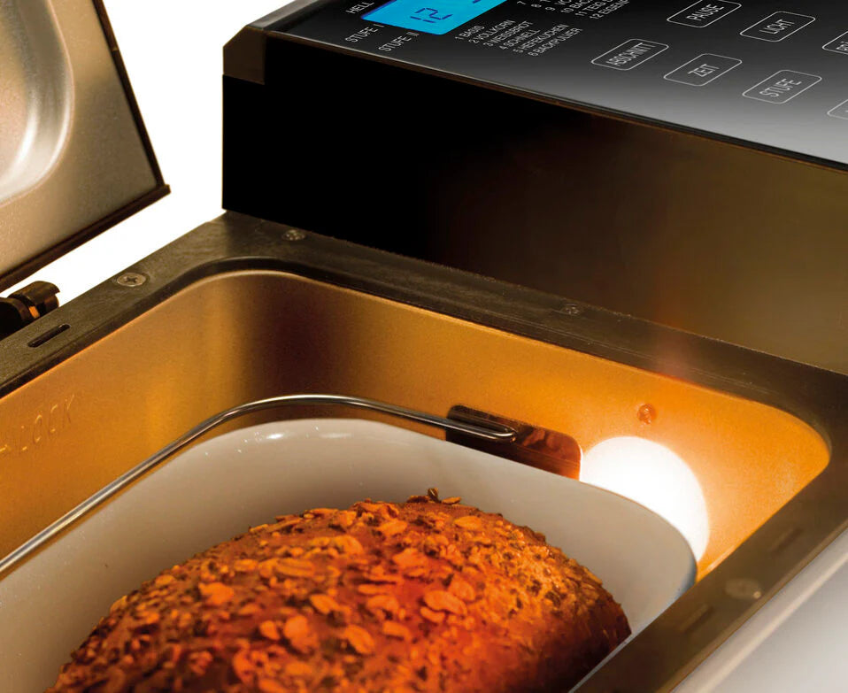 2025 Máquina de pan Backmeister® Top Edition 615 W con 11 programas y capacidad de hasta 1.200 g