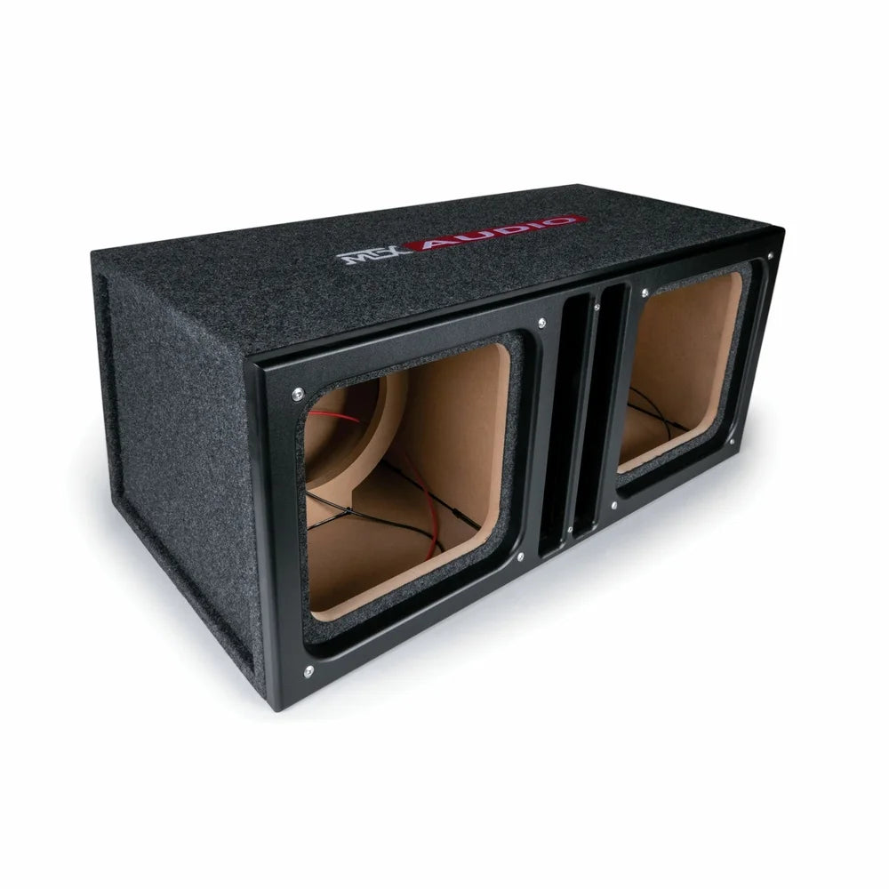 2025 MTX SLH12X2S Subwoofer doble de 12" Sledgehammer sin caja