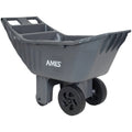 2025 Ames 2463875 Easy Roller Carrito de Jardín de Polietileno de 4 Cu. Ft.