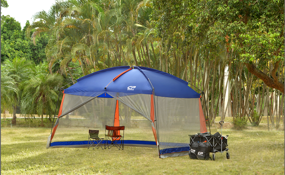2025 Campros Screen House Room tienda de sombra 12' x 10', azul.