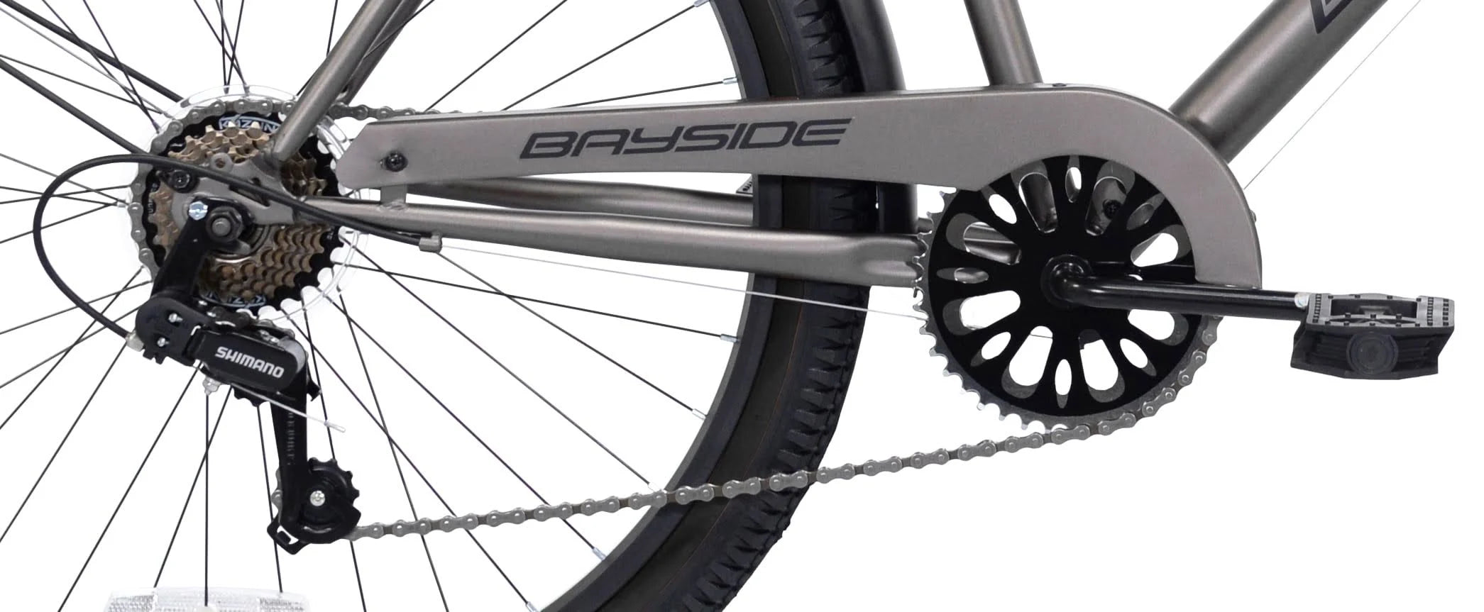 2025 Bicicleta Cruiser Kent Bayside 26" para hombre – Acabado satinado cacao