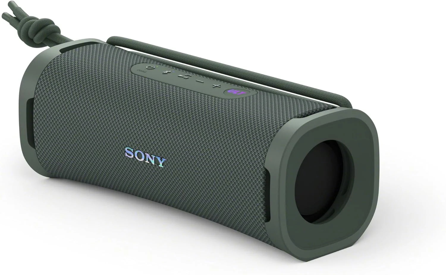Sony ULT Field 5, Powerful Bluetooth Portable Speaker, 25 H Battery, 2 ULT Power Sound Modes, Water and Dust Resistant, 360 Lights, Removable Shoulder Strap, Compact, Black