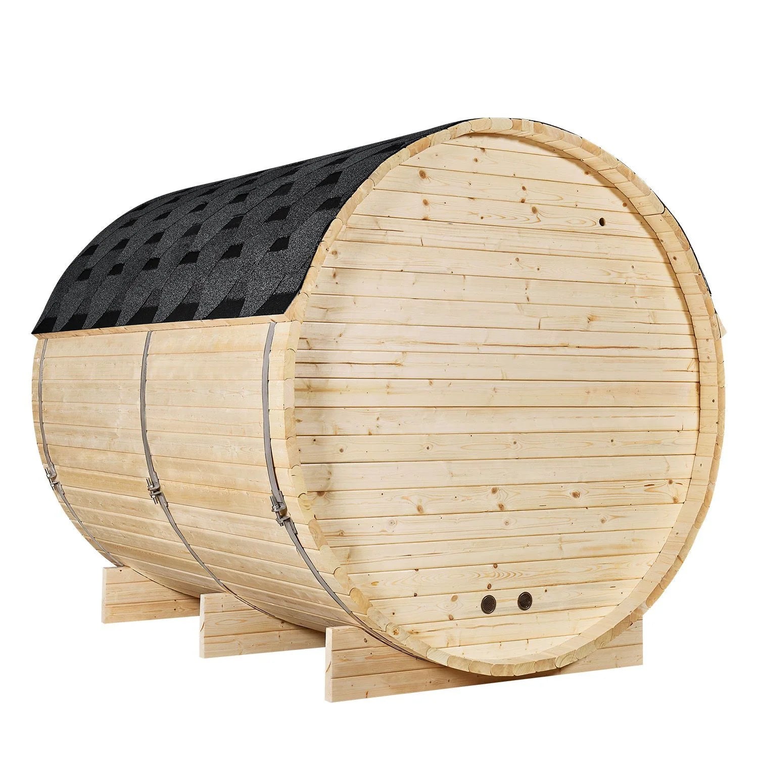 2025 Sauna barril Spitzbergen con estufa de sauna