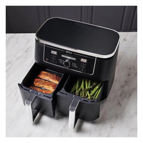 2025 Freidora de Aire Ninja Foodi MAX Dual Zone AF400UK 9,5L – Negro