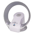 2025 Ventilador de pared y de mesa sin aspas Korona 81008, 26 W, plata y blanco