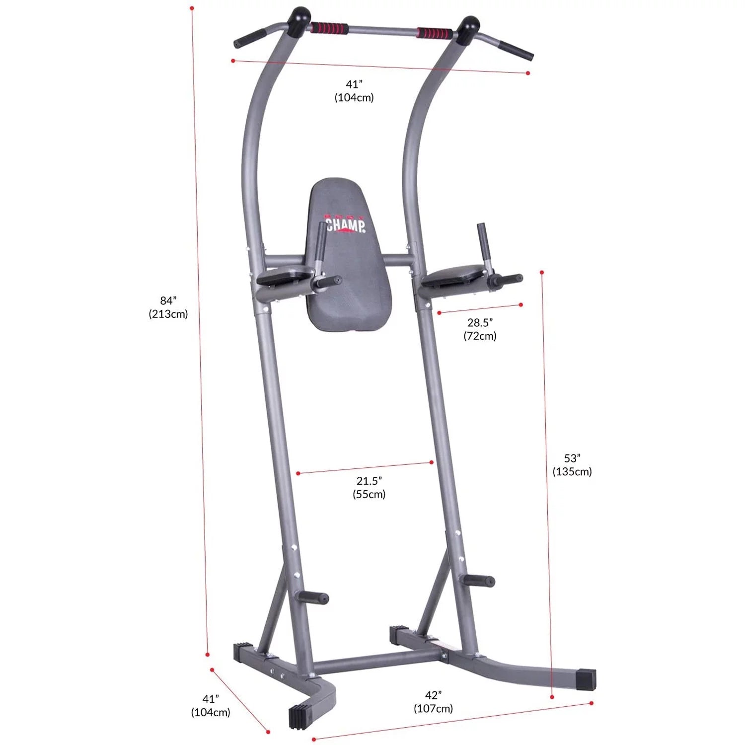Estación de musculación multifuncional Body Champ PT620 para entrenamiento de la parte superior del cuerpo