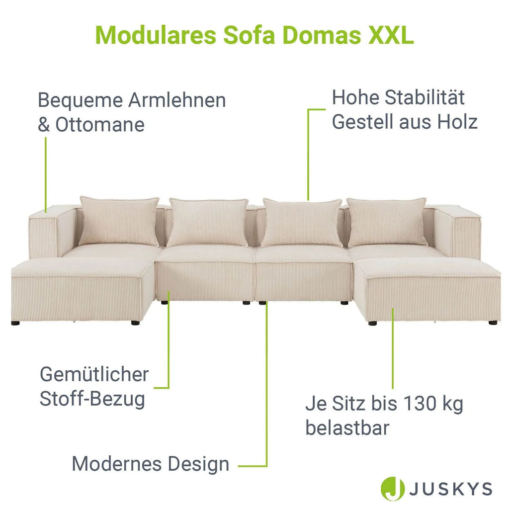 2025 Sofá modular Domas XXL – salón modulable