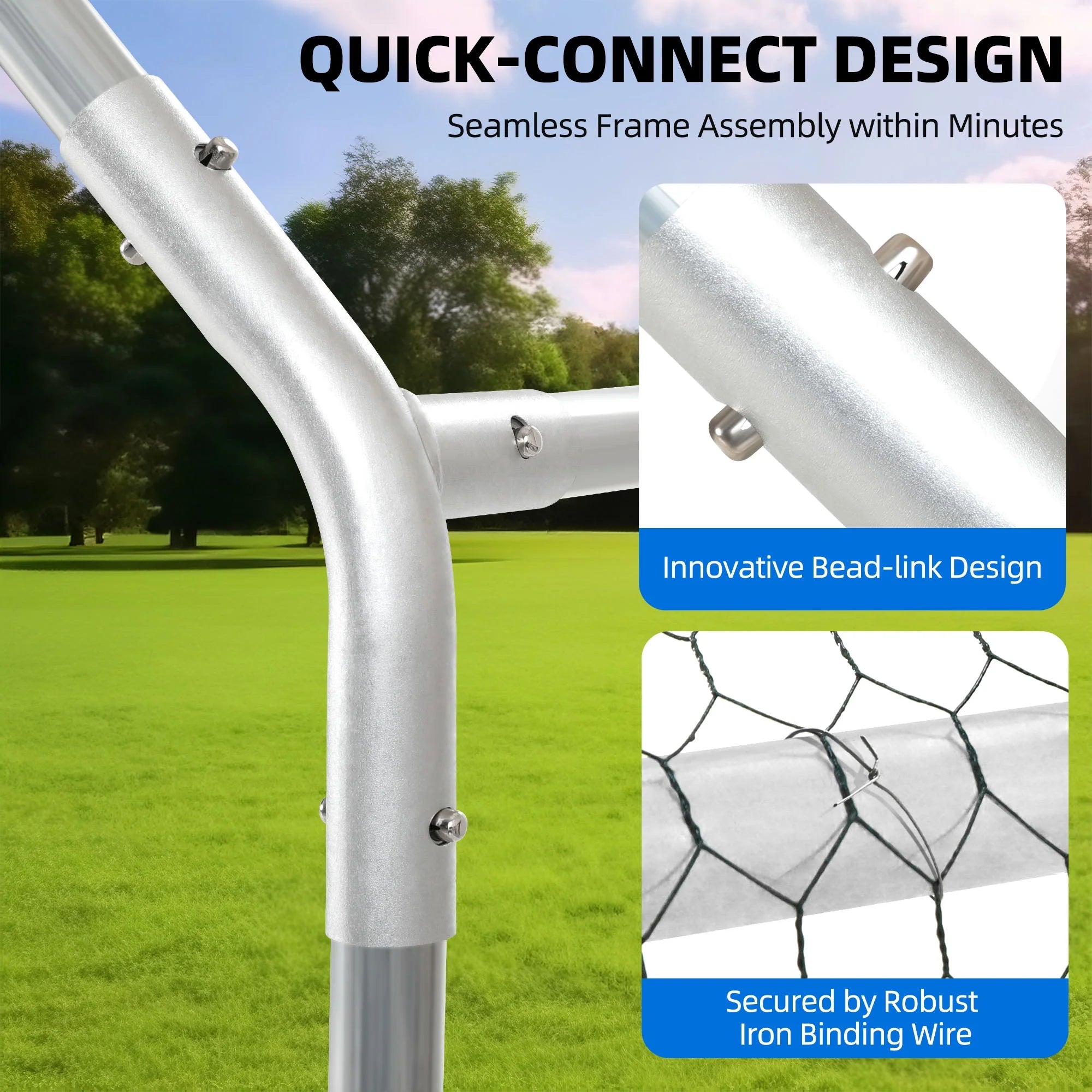 2025 Cercado para gallinas Dextrus 40 x 30 x 2 m – gran gallinero metálico en forma de flecha, con acceso a la perrera, jaula para aves exterior con cubierta impermeable y malla, para jardín y espacios exteriores.