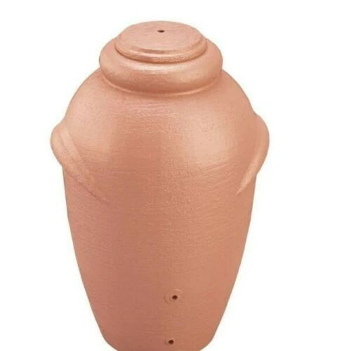2025 Depósito de Agua de Lluvia AQUA CAN de 210 L Color Gris – Barril Decorativo con Grifo y Kit de Conexión