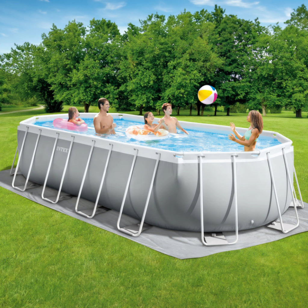2025 Piscina Ovalada Intex Prism Frame 20 pies x 10 pies x 48 pulgadas