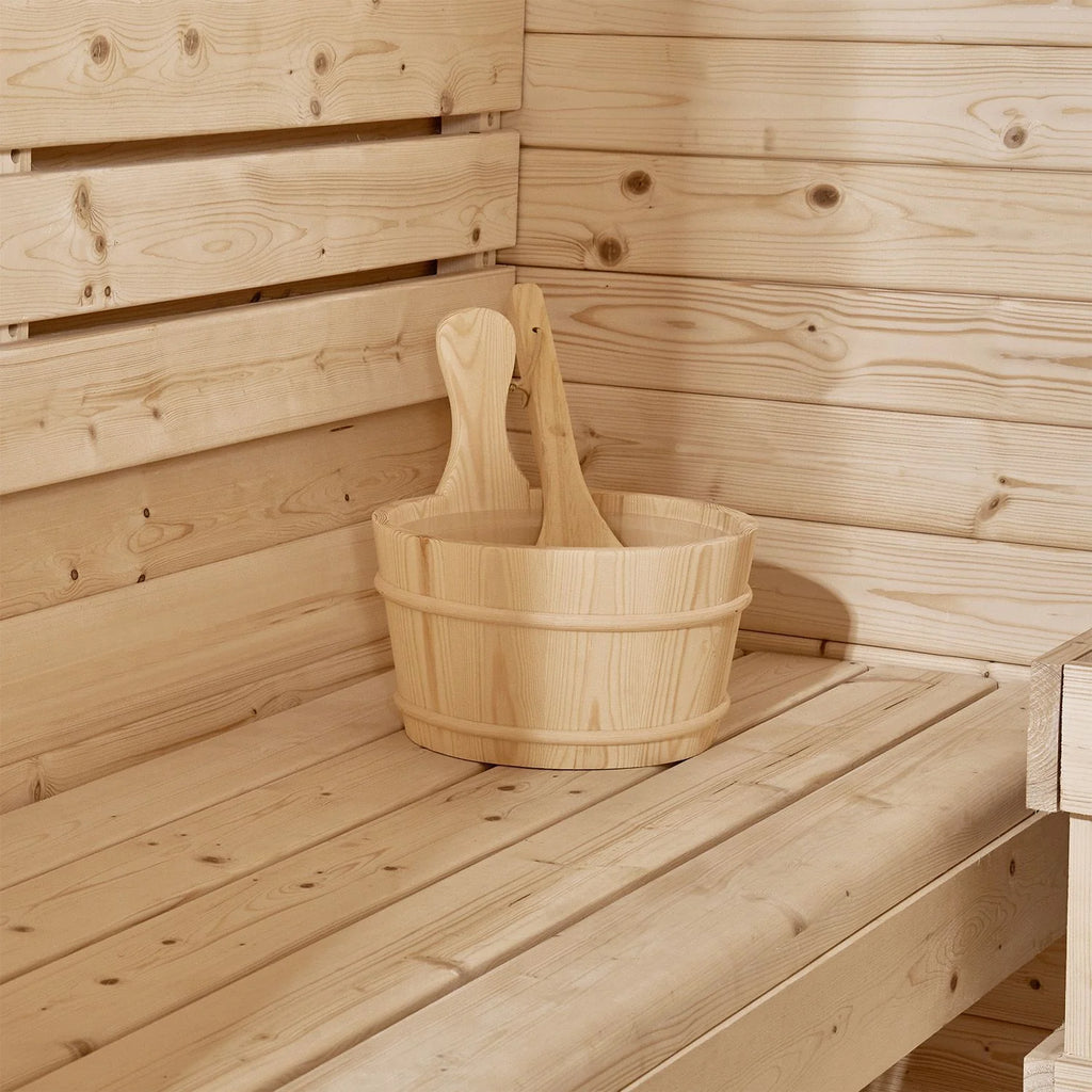 2025 Sauna barril Spitzbergen con estufa de sauna