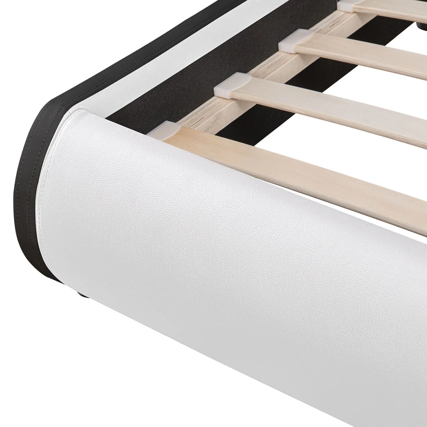 2025 Cama tapizada Sevilla 140x200 cm en blanco