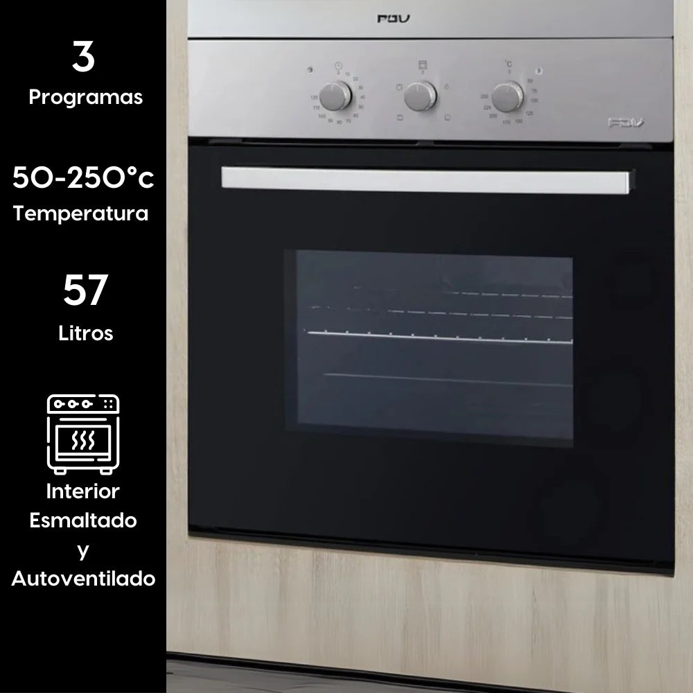 2025 Horno Empotrado Design 57 Lts FDV