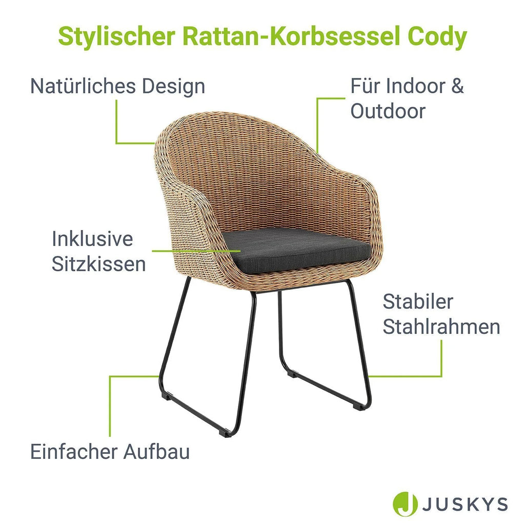 2025 Sillones de ratán Cody