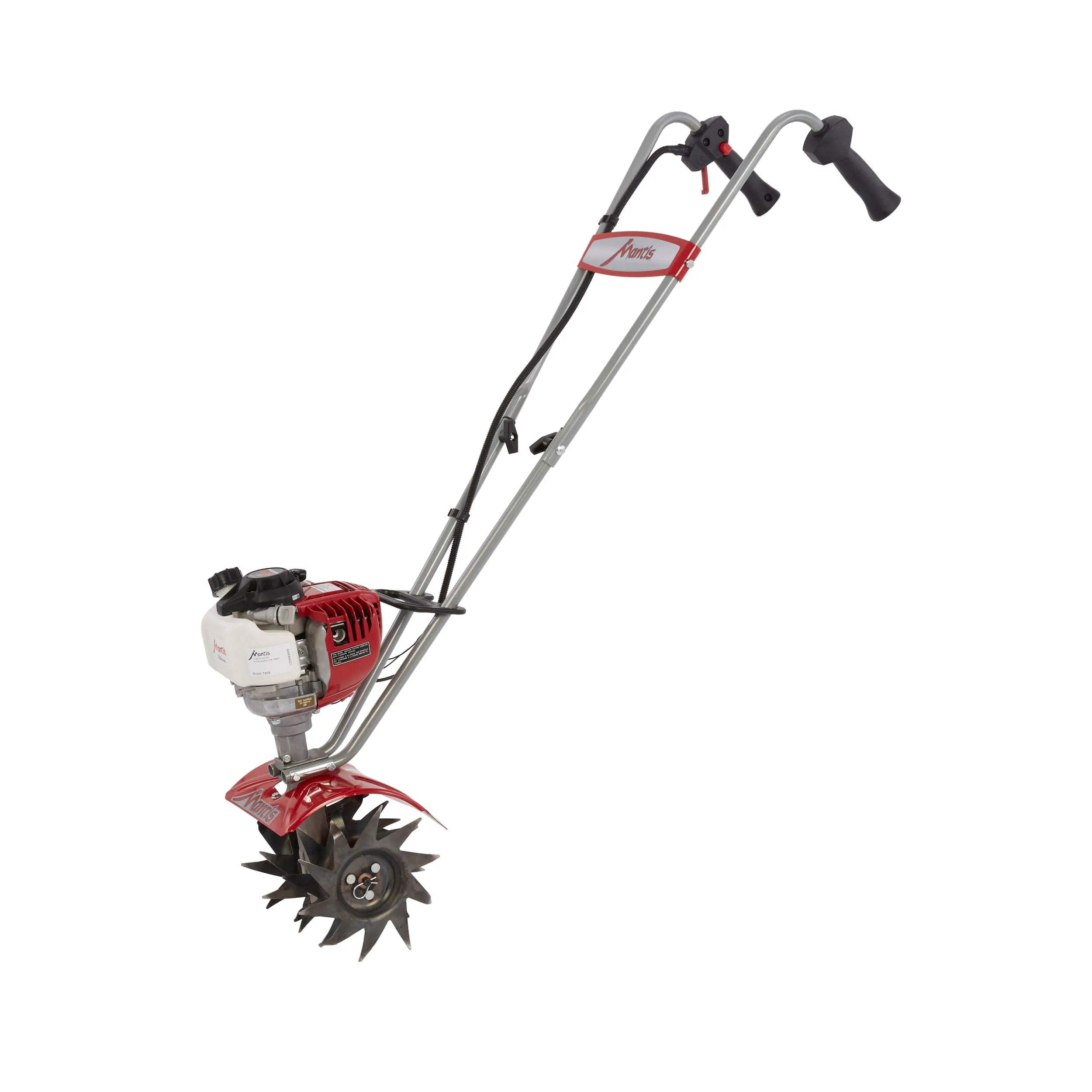 2025 MANTIS 7268 Mini-Cultivador/Tilladora de 25 cc, con Tine Delantero de 9 pulgadas y Rotación Adelante (CARB)