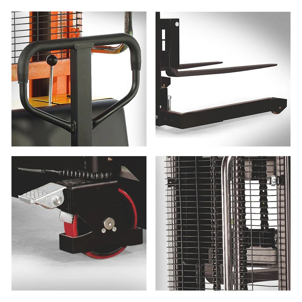 Transpaleta semi-eléctrica Noblelift SPN22AG – capacidad 1000 kg