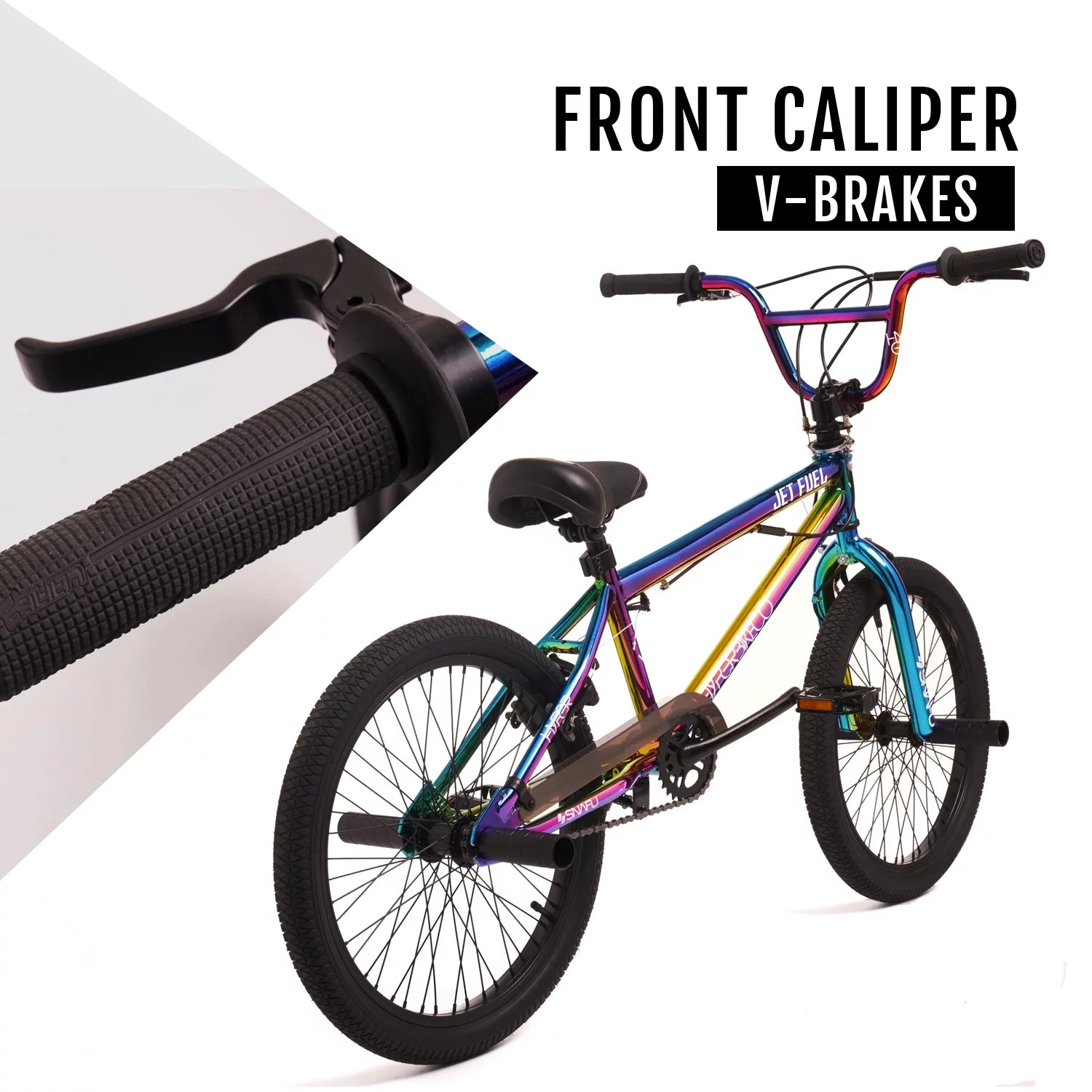 Bicicleta BMX Hyper Bicycles Jet Fuel de 20" para niños.