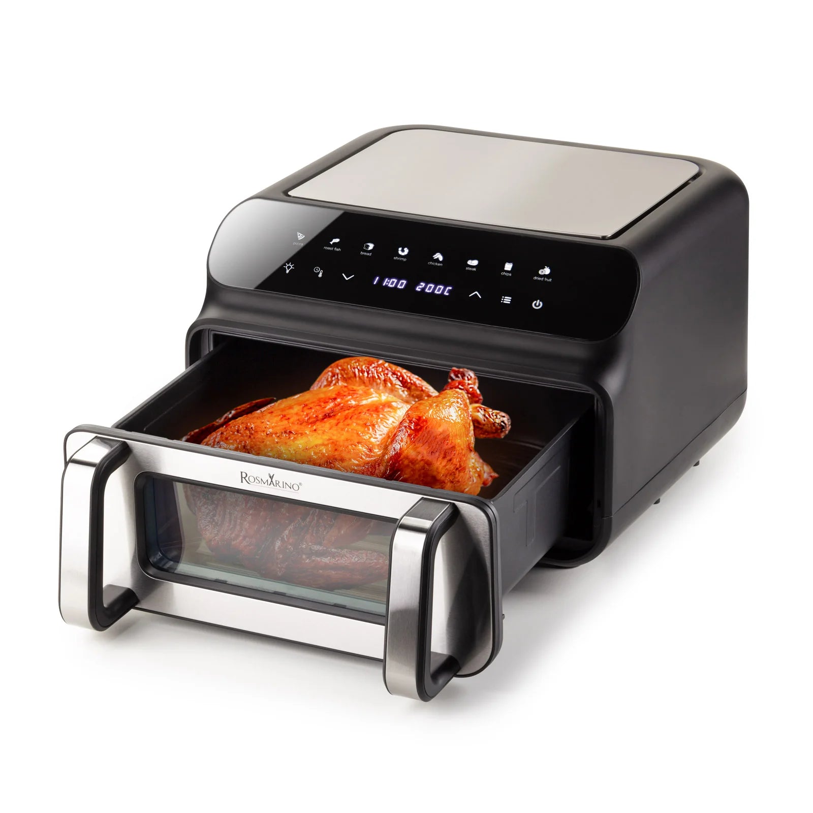 2025 Freidora de aire caliente Rosmarino Infinity MasterPro "5 en 1" – 10 L